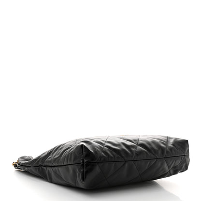 Chanel Shiny Calfskin Quilted Chanel 22 Black 5 of 11