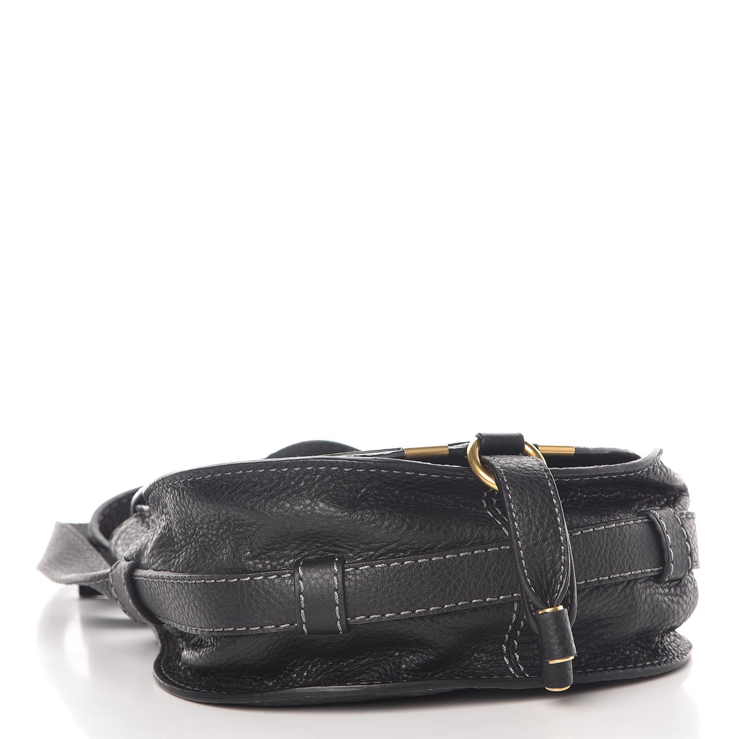 Chloe Calfskin Mini Marcie Round Crossbody Bag Black 4 of 6