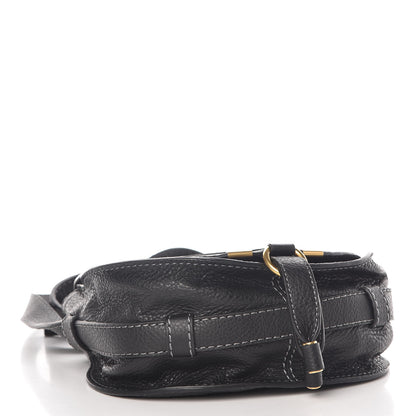 Chloe Calfskin Mini Marcie Round Crossbody Bag Black 4 of 6