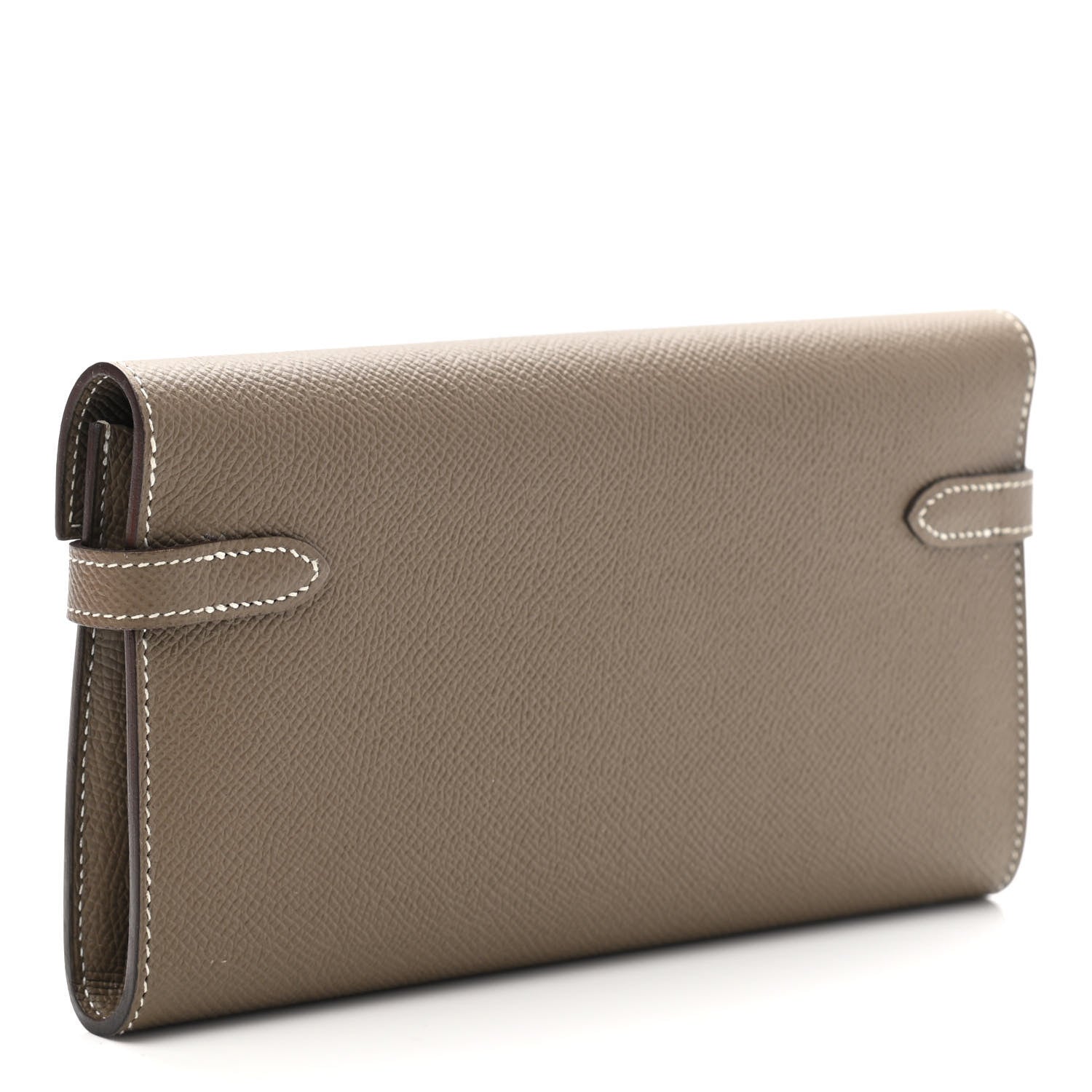 Hermes Epsom Kelly Longue Wallet Etoupe 3 of 9