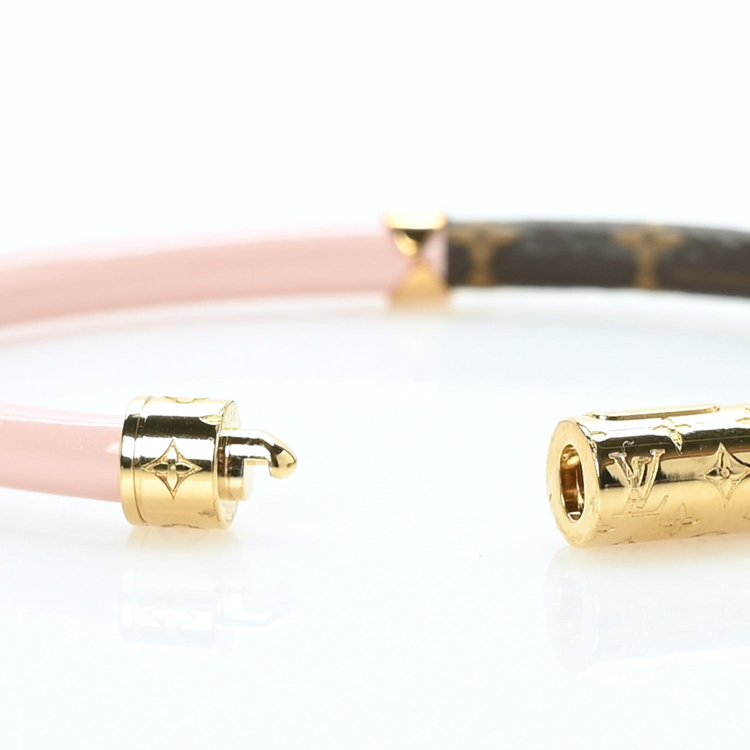 Louis Vuitton Monogram Daily Confidential Bracelet 19 Rose Ballerine 4 of 4