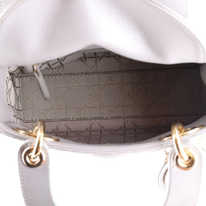 Christian Dior Lambskin Cannage Mini Lady Dior Grey 4 of 9