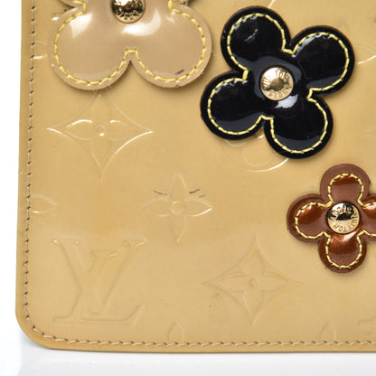 Louis Vuitton Vernis Lexington Fleurs Pochette Beige 9 of 9