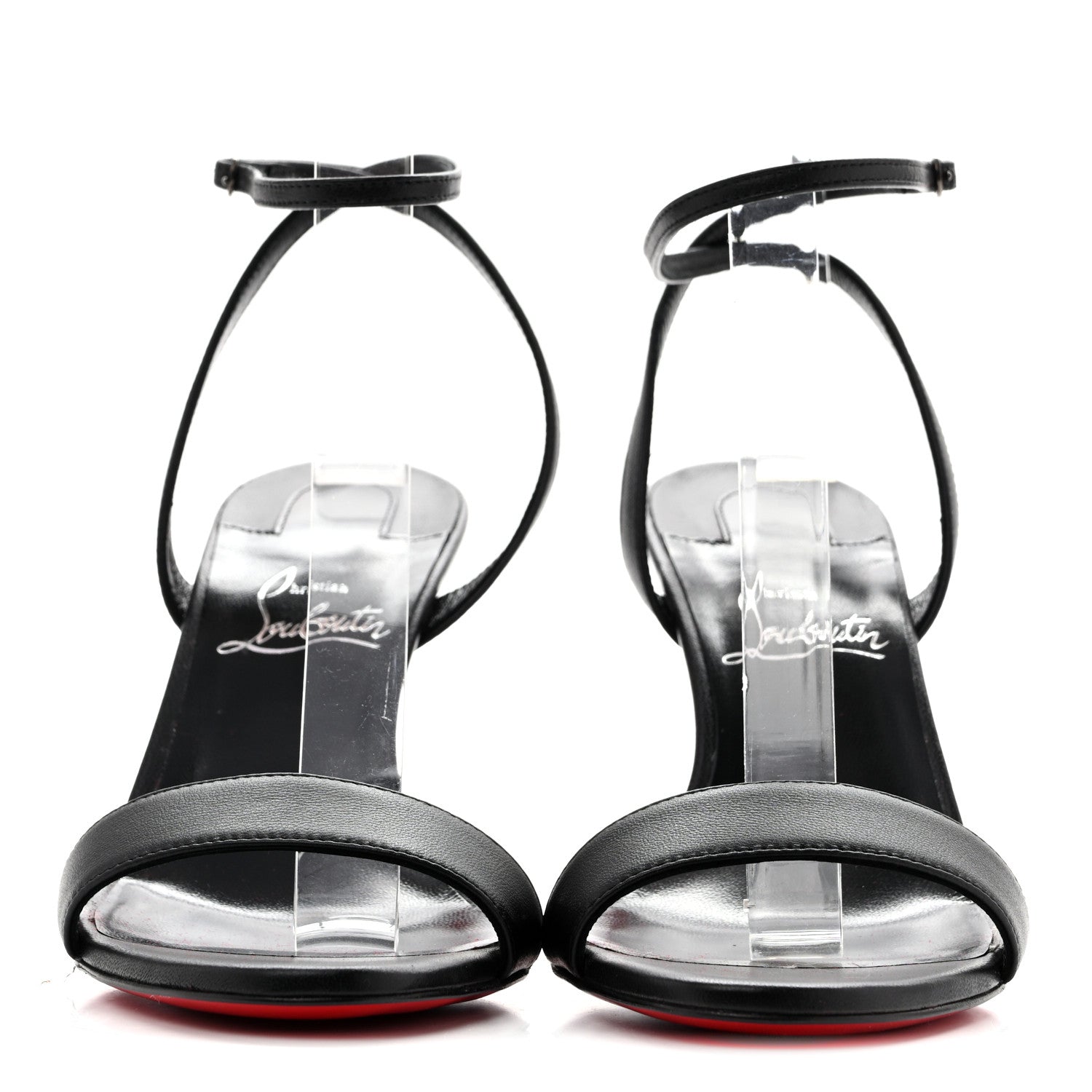 Christian Louboutin Nappa Loubigirl 85 Sandals 36.5 Black 3 of 9