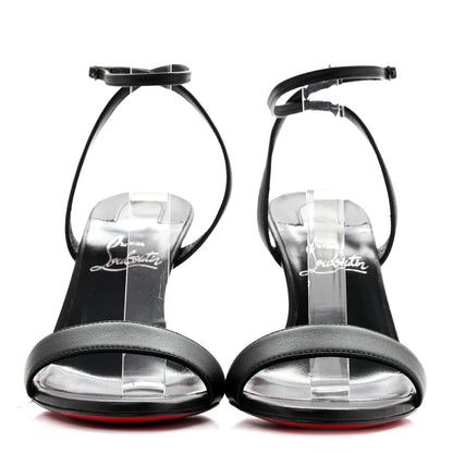 Christian Louboutin Nappa Loubigirl 85 Sandals 36.5 Black 3 of 9