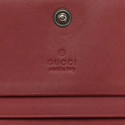 Gucci GG Supreme Monogram Blooms Card Case Beige Multicolor Dry Rose 6 of 9
