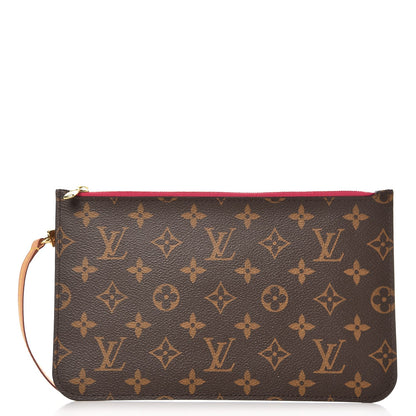 Louis Vuitton Monogram Neverfull MM GM Pochette Pivoine 1 of 7