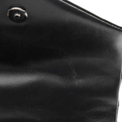 Saint Laurent Calfskin Y Quilted Monogram Toy Loulou Crossbody Bag Black 12 of 14