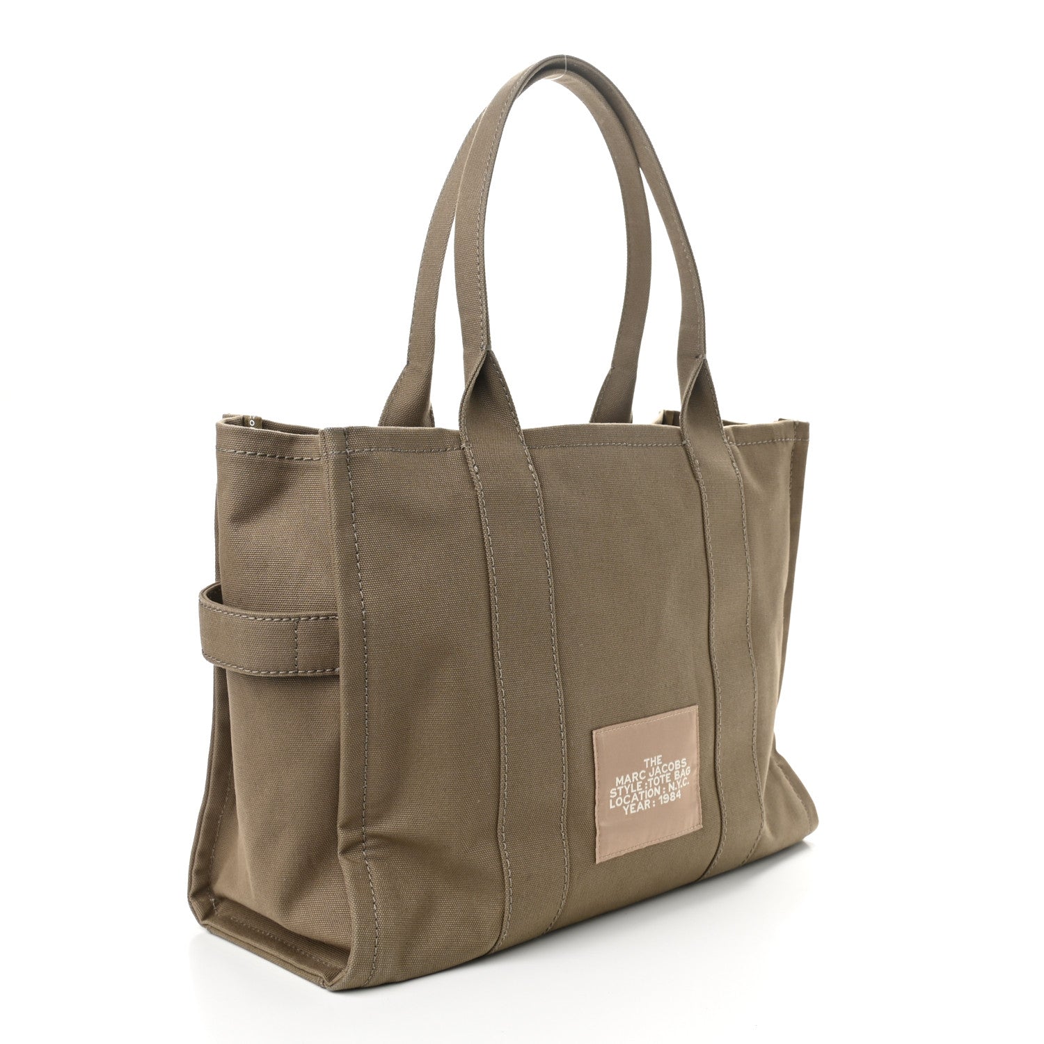 Marc Jacobs Canvas Large Summer Tote Bag Slate Green 3 of 12
