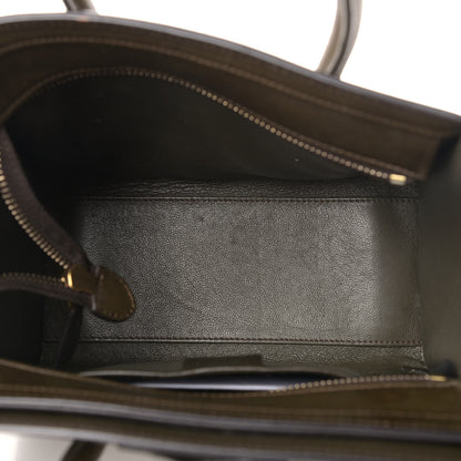 Celine Smooth Calfskin Nano Tri-Color Luggage Khaki 5 of 18