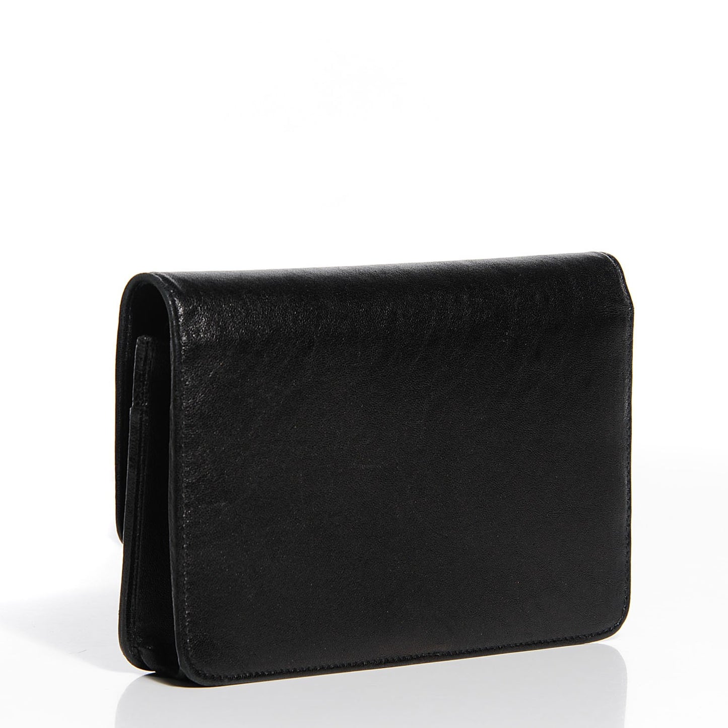 Goatskin Wallet on Chain WOC Black