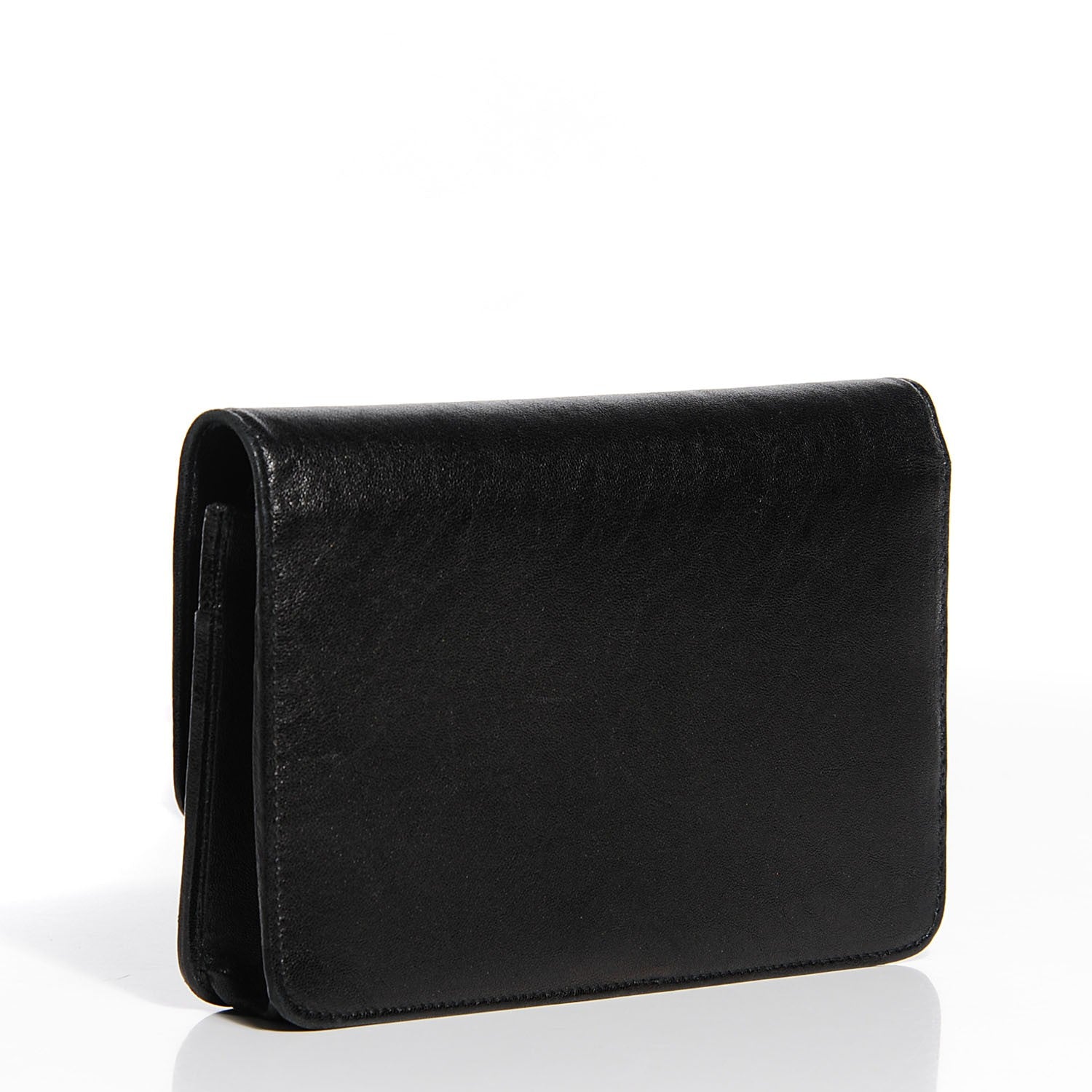 Chanel Goatskin Wallet on Chain WOC Black 3 of 7