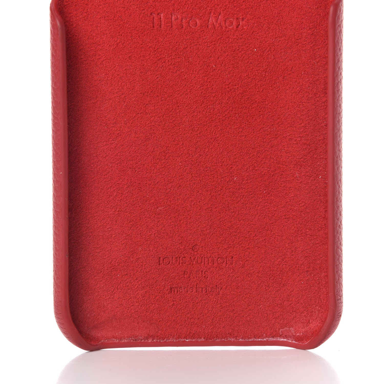 Louis Vuitton Calfskin Monogram iPhone 11 Pro Max Bumper Scarlet 4 of 6