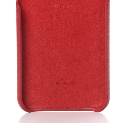 Louis Vuitton Calfskin Monogram iPhone 11 Pro Max Bumper Scarlet 4 of 6