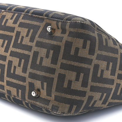 Fendi Zucca Top Handle Tote Tobacco 9 of 9