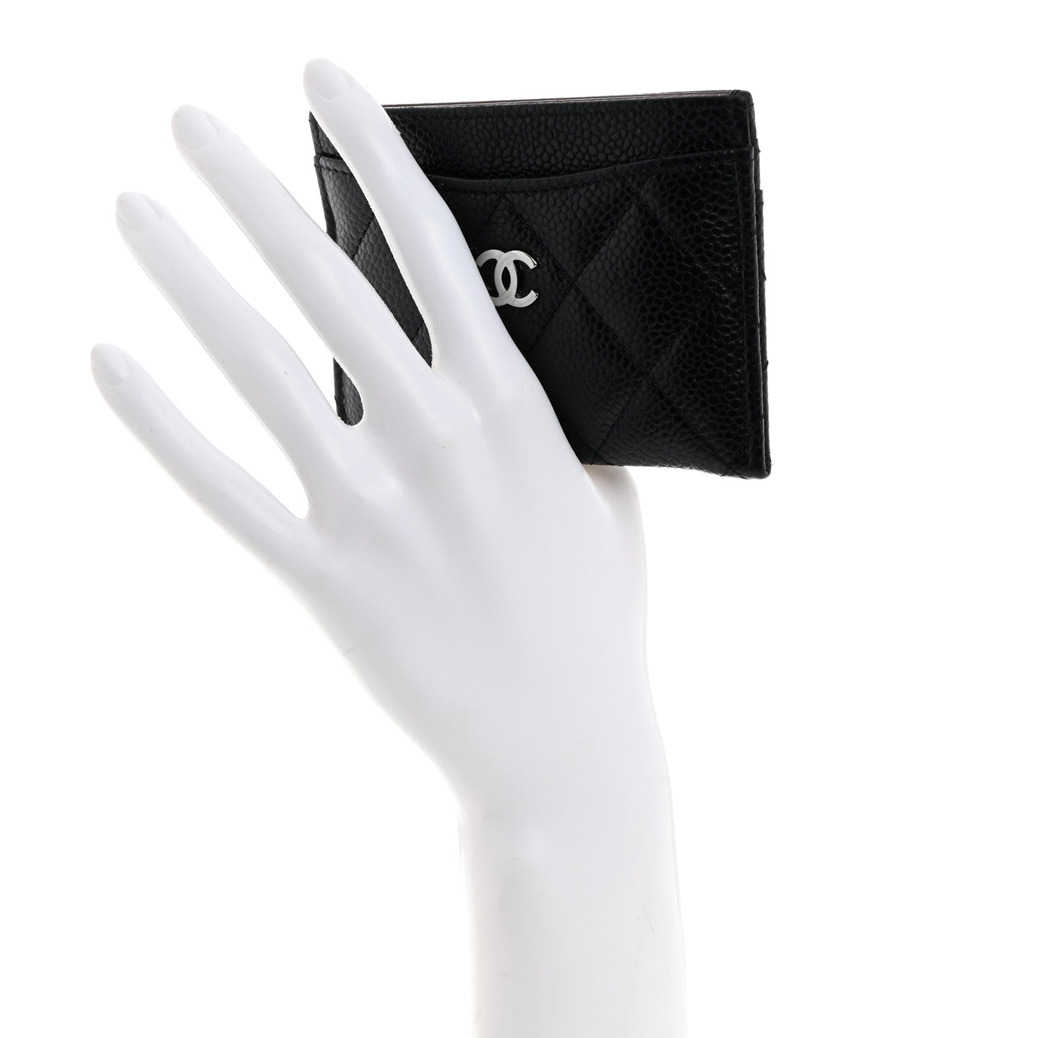 Chanel Caviar Quilted Card Holder Black 2 of 9