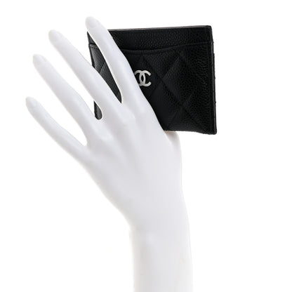 Chanel Caviar Quilted Card Holder Black 2 of 9