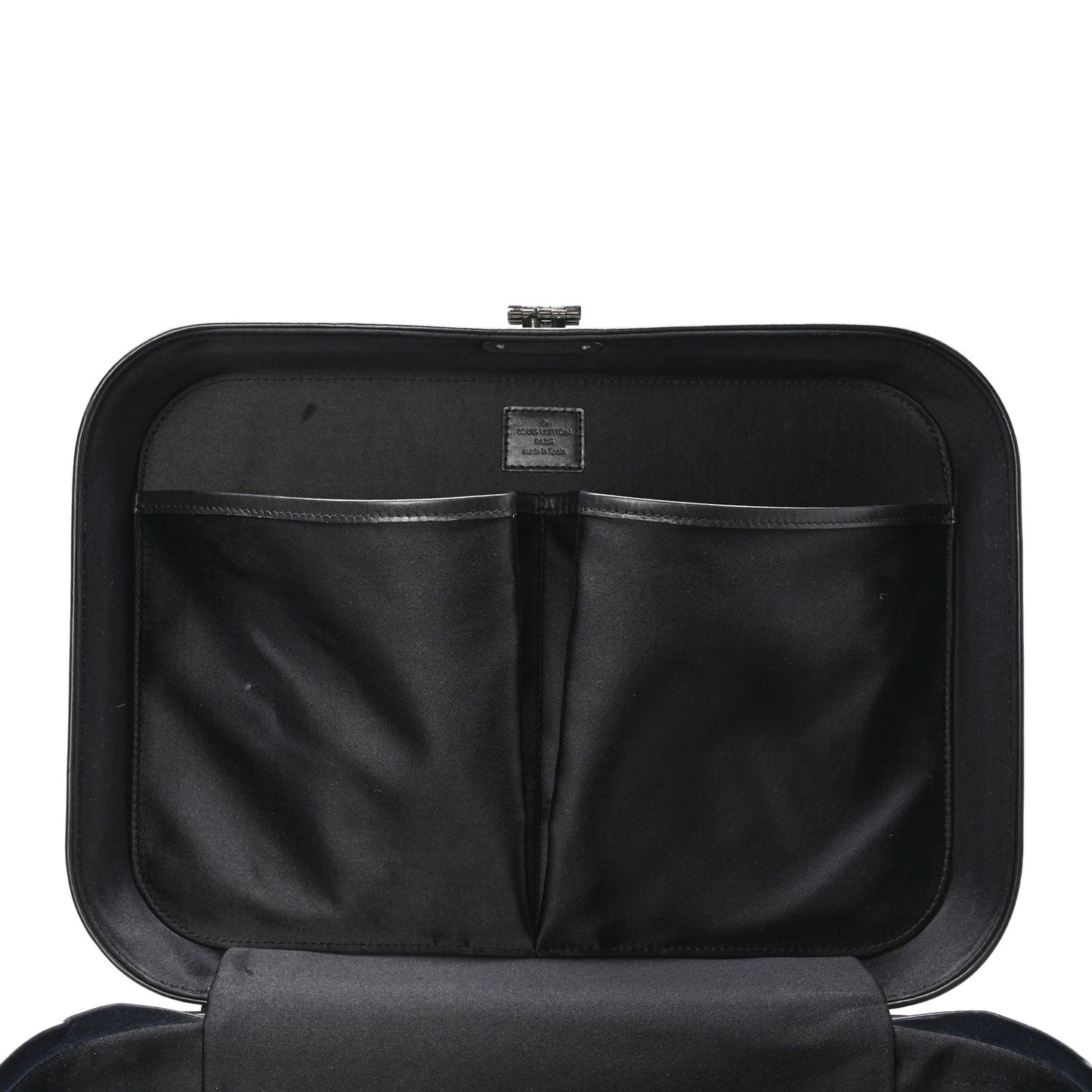 Monogram Glace Valisette MM Black