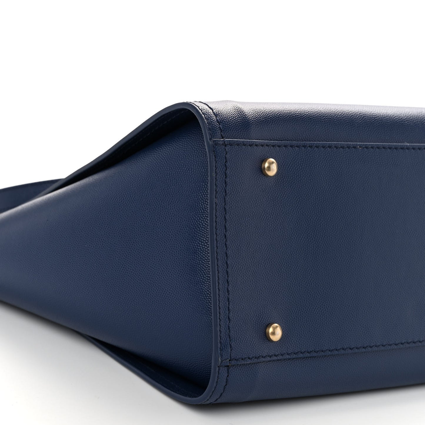 Caviar Small Studded Deauville Tote Navy