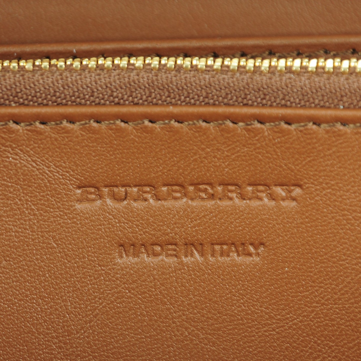 House Check Large Sartorial Ziggy Zip Around Wallet Tan