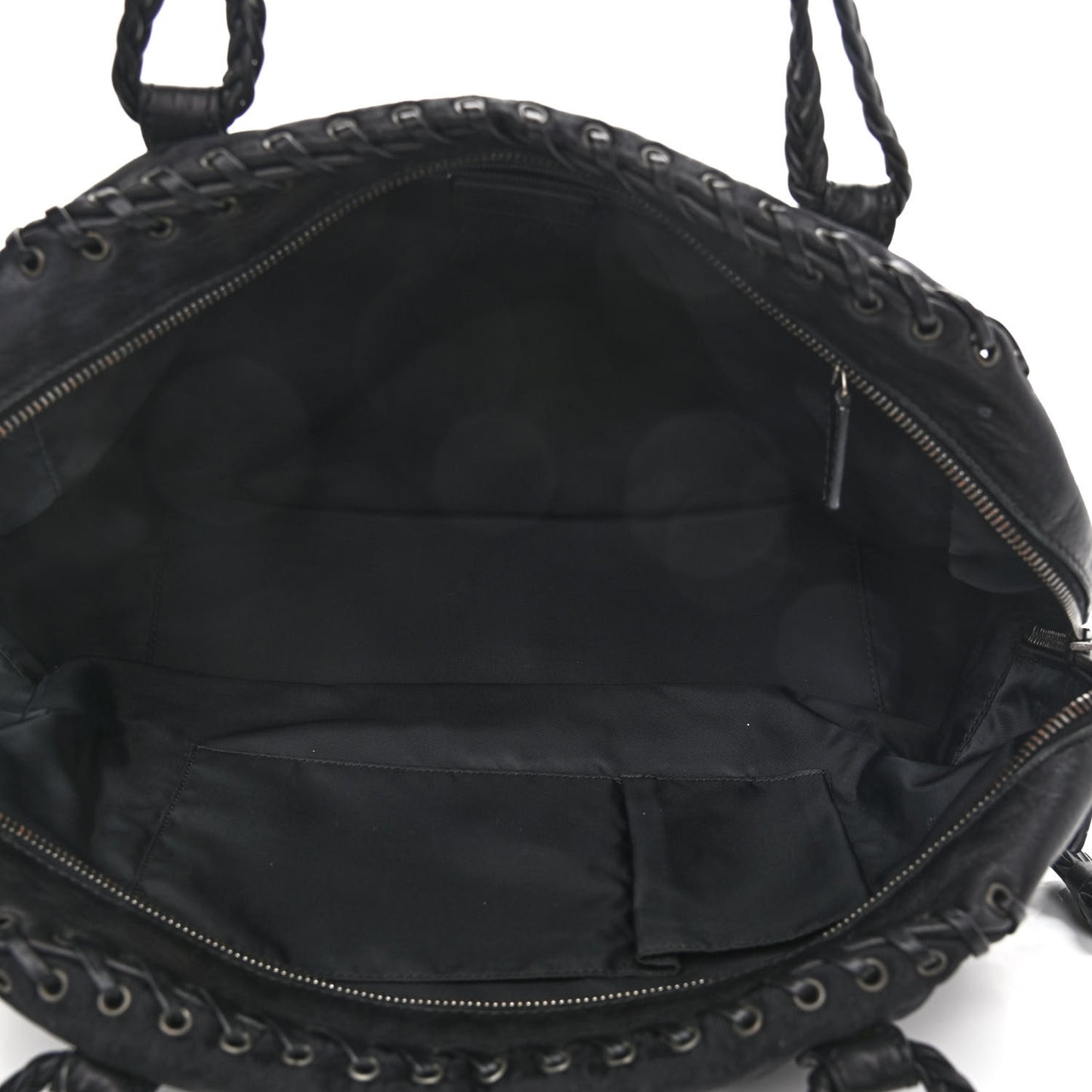 Monogram Ethnic Shoulder Bag Black
