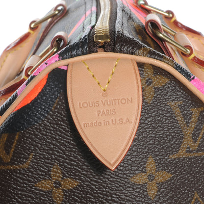 Louis Vuitton Monogram Roses Speedy 30 5 of 7