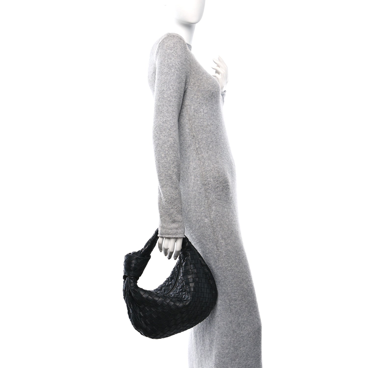 Bottega Veneta Nappa Intrecciato Teen Jodie Hobo Black 2 of 10