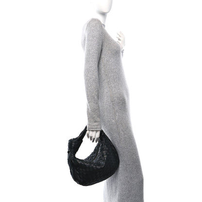 Bottega Veneta Nappa Intrecciato Teen Jodie Hobo Black 2 of 10