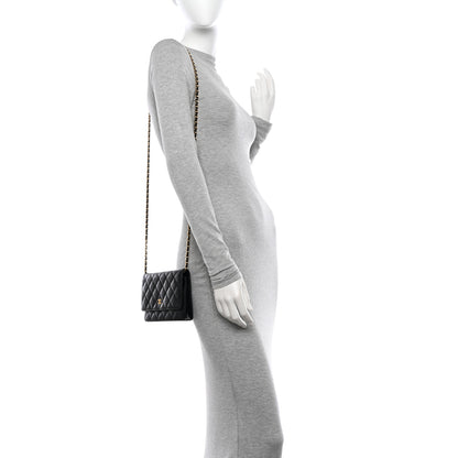 Chanel Caviar Quilted Wallet on Chain WOC Black 2 of 11
