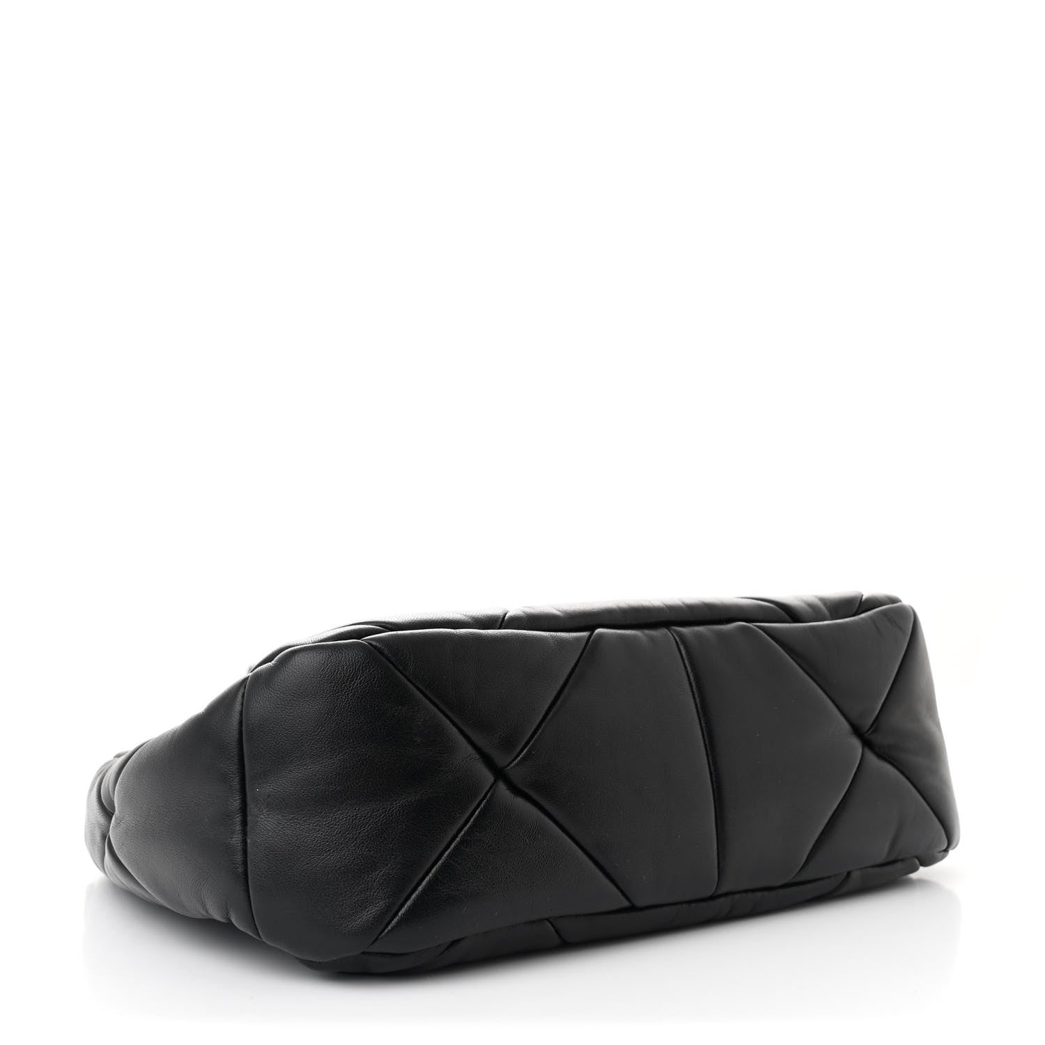 Prada Nappa Triangle Quilted Patchwork System Bag Black 4 of 10