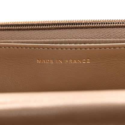 Chanel Caviar Quilted Wallet on Chain WOC Dark Beige 7 of 12