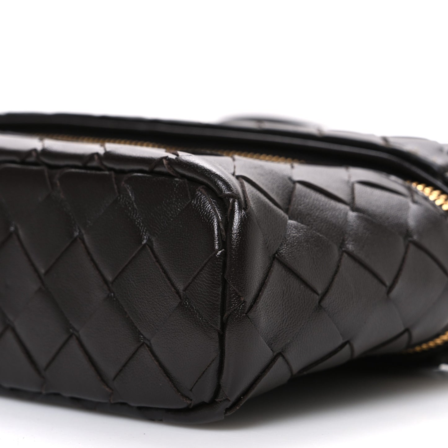 Calfskin Intrecciato Bang Bang Vanity Case Fondant