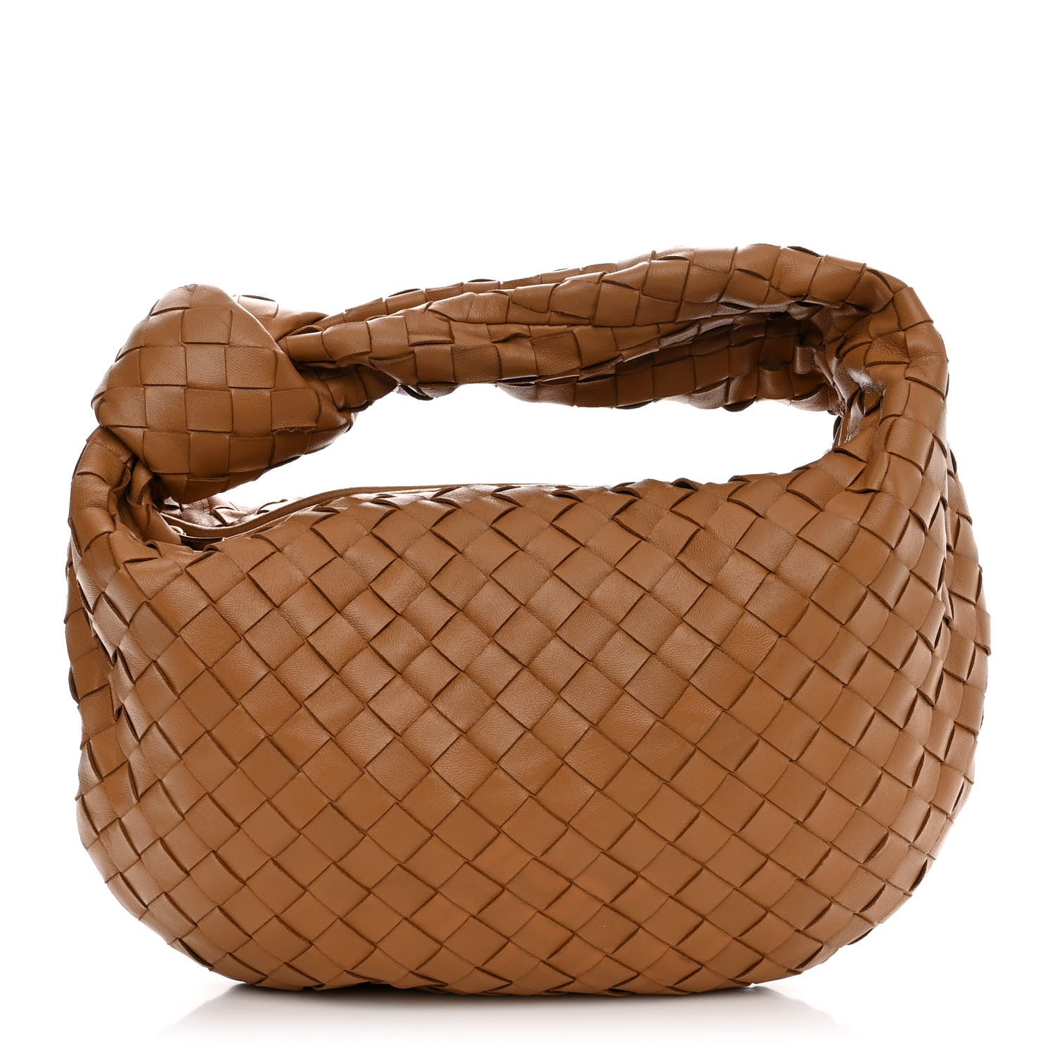Bottega Veneta Nappa Intrecciato Teen Jodie Hobo Caramel 1 of 12