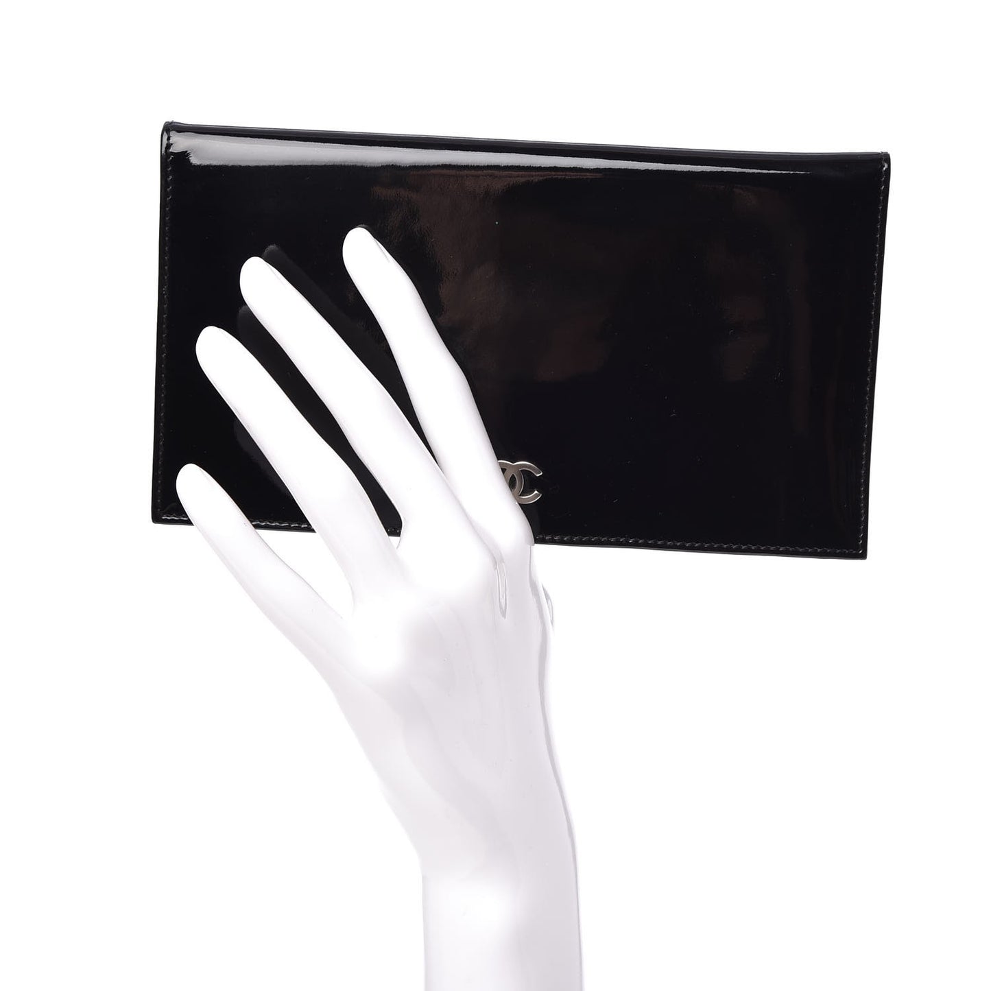 Patent CC Yen Wallet Black