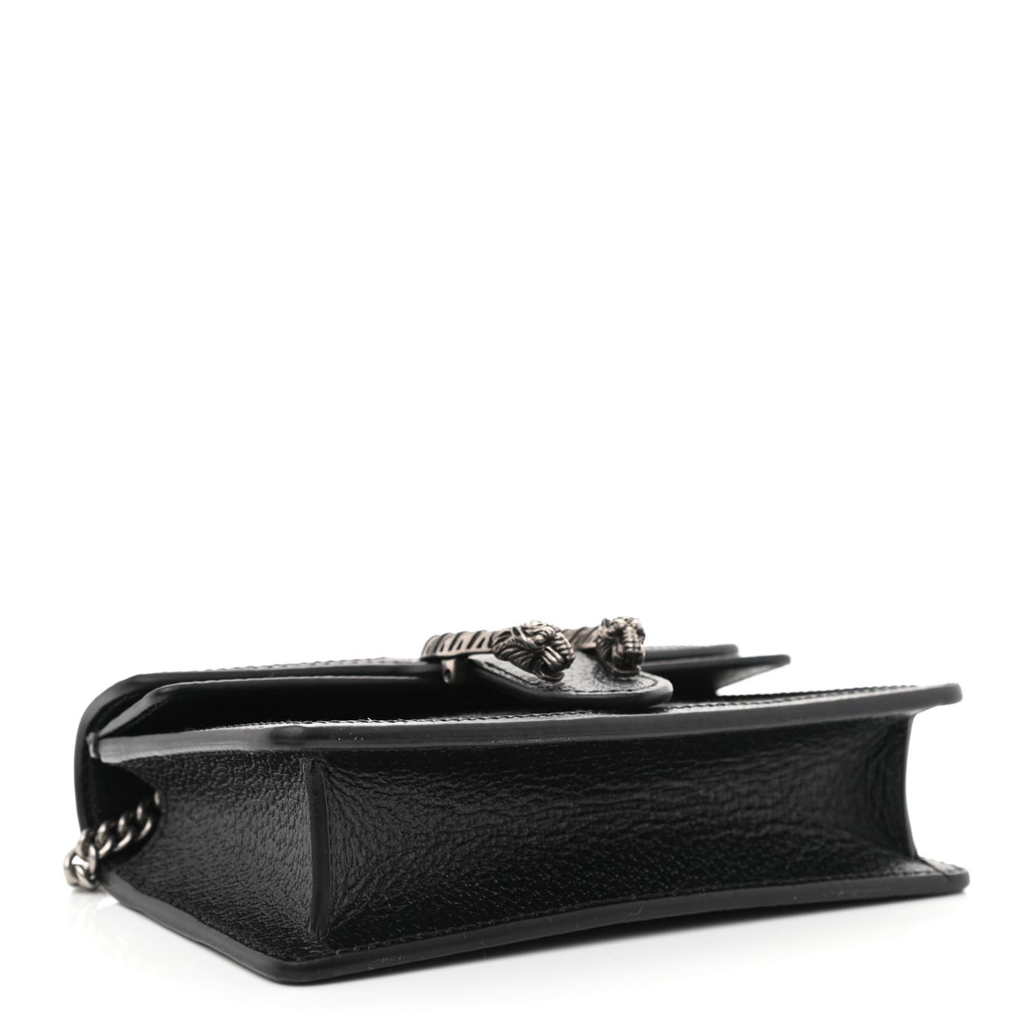 Jacquard Black Denim GG Monogram Super Mini Dionysus Shoulder Bag Black Ivory