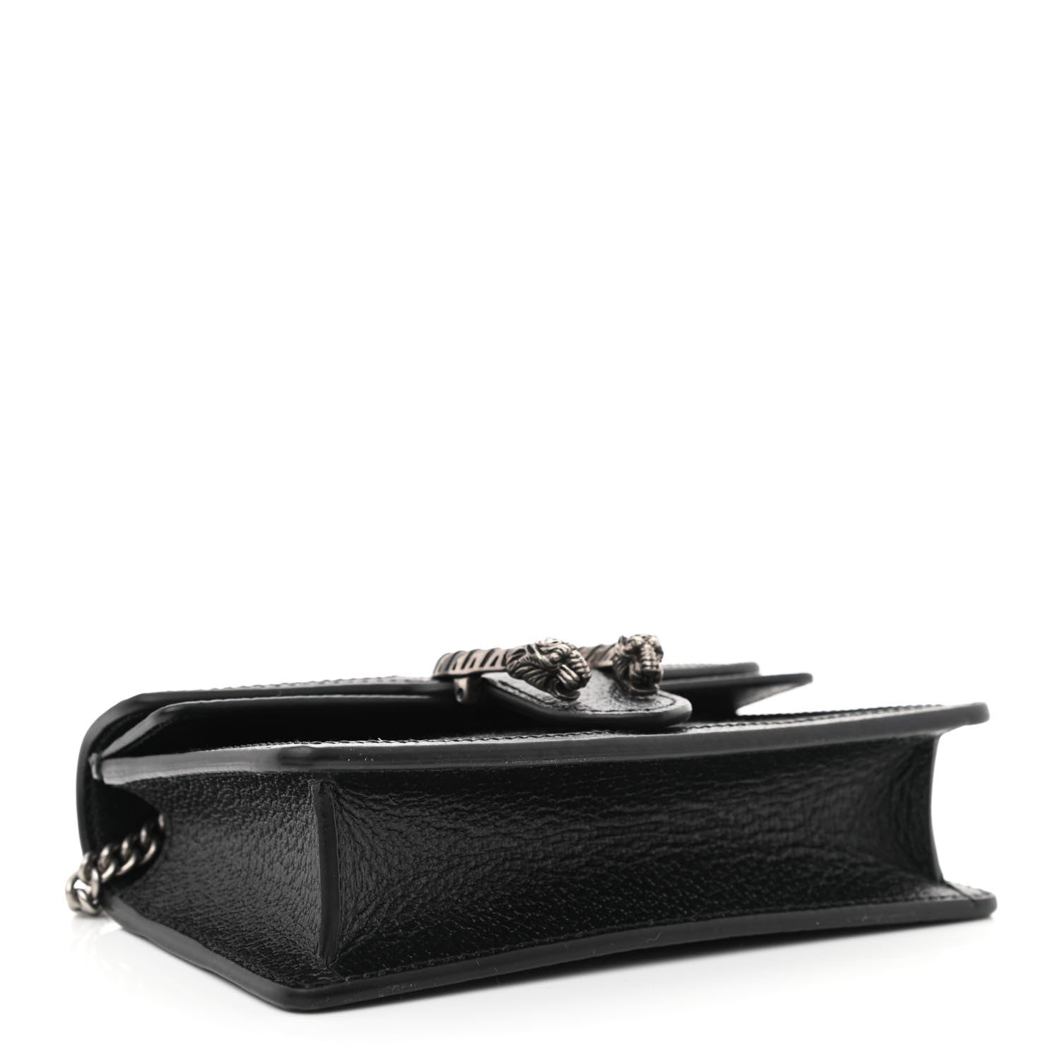 Gucci Jacquard Black Denim GG Monogram Super Mini Dionysus Shoulder Bag Black Ivory 4 of 10