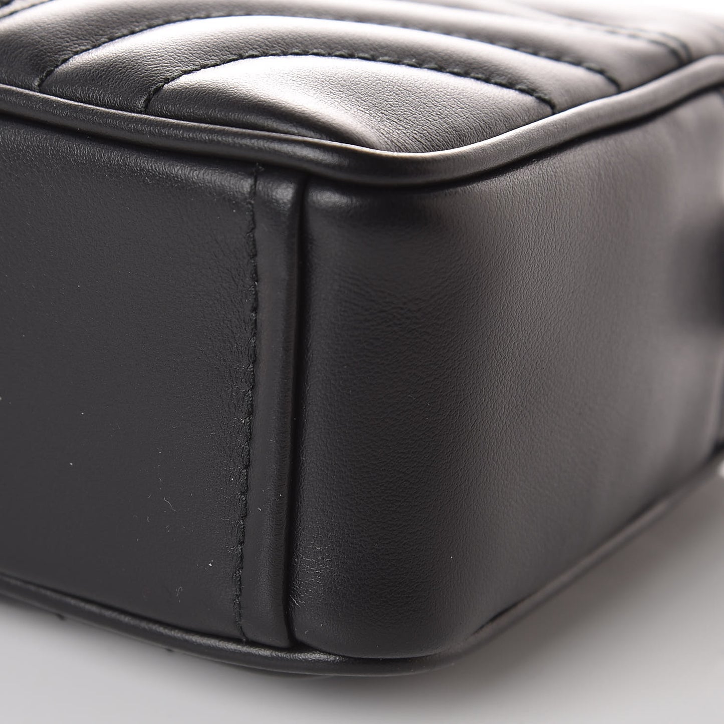 Soft Calfskin Diagramme Crossbody Bag Black