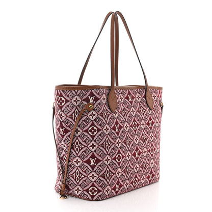 Louis Vuitton Jacquard Since 1854 Neverfull MM Bordeaux 4 of 11