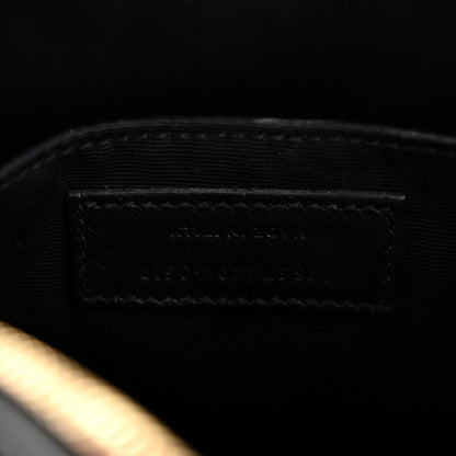 Saint Laurent Calfskin Matelasse Monogram Lou Camera Bag Black 7 of 17