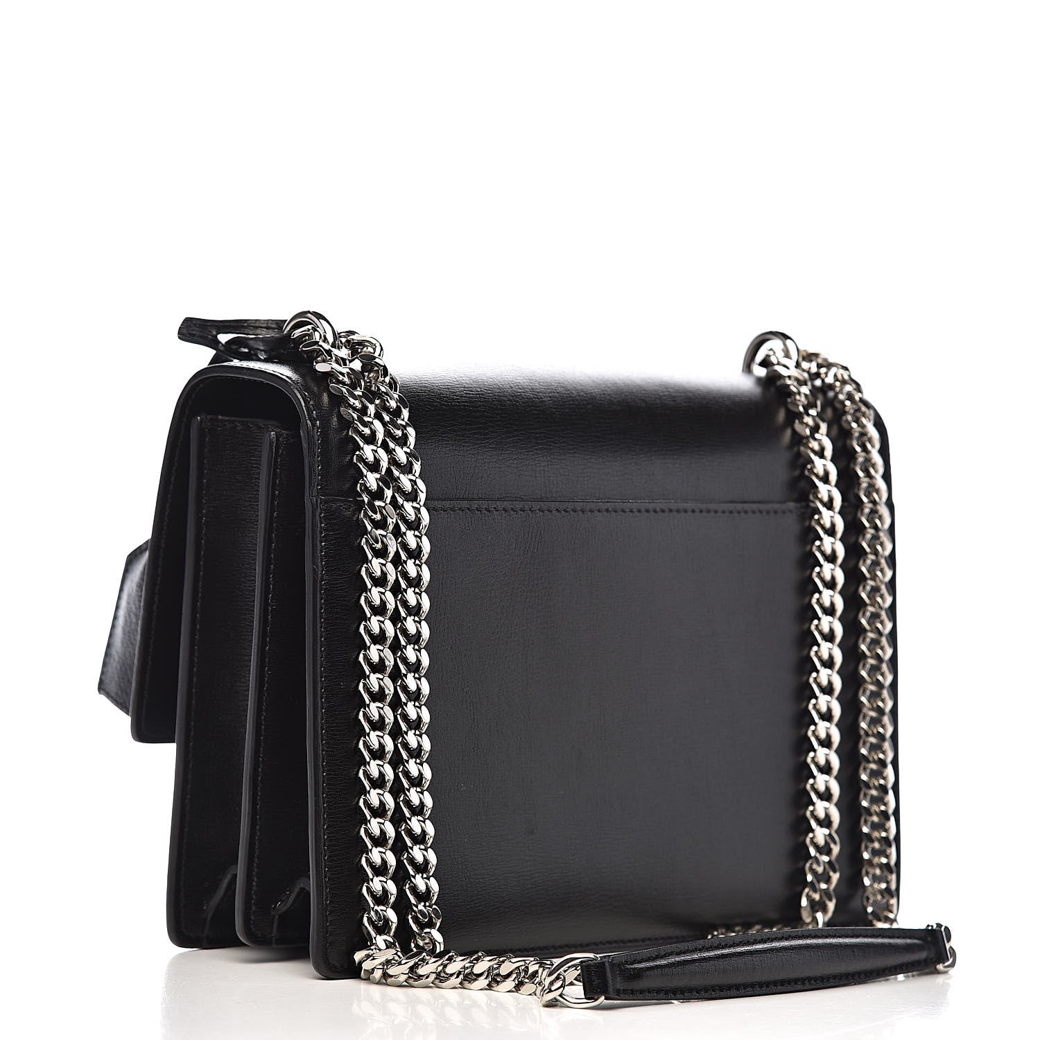 Saint Laurent Calfskin Medium Monogram Sunset Black 3 of 16