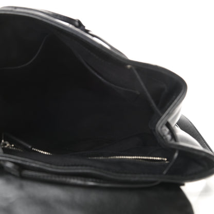 Saint Laurent Calfskin Y Quilted Monogram Medium Loulou Backpack Black 5 of 12
