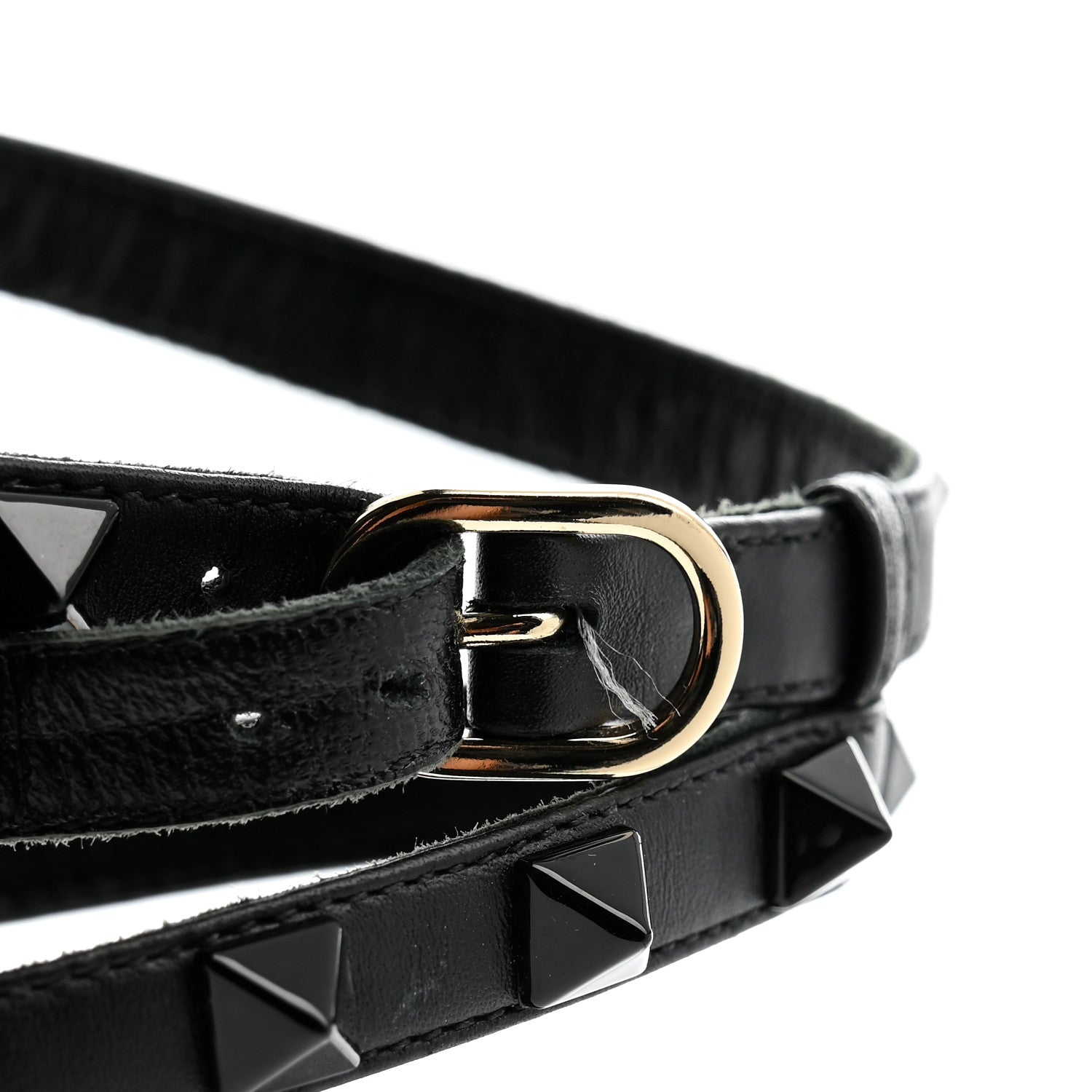 Valentino Garavani Calfskin Nappa Monochrome Rockstud Ankle Strap 100mm Pumps 40 Black 12 of 13