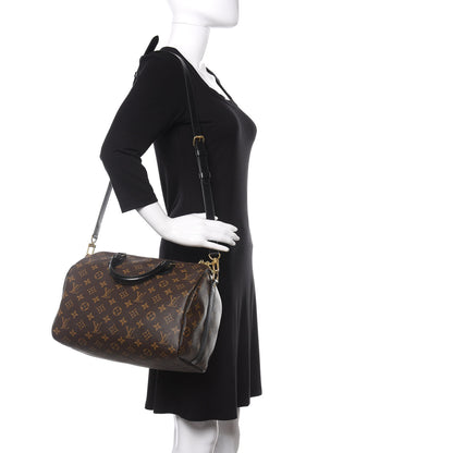 Louis Vuitton Monogram My World Tour Speedy Bandouliere 30 Black 3 of 10