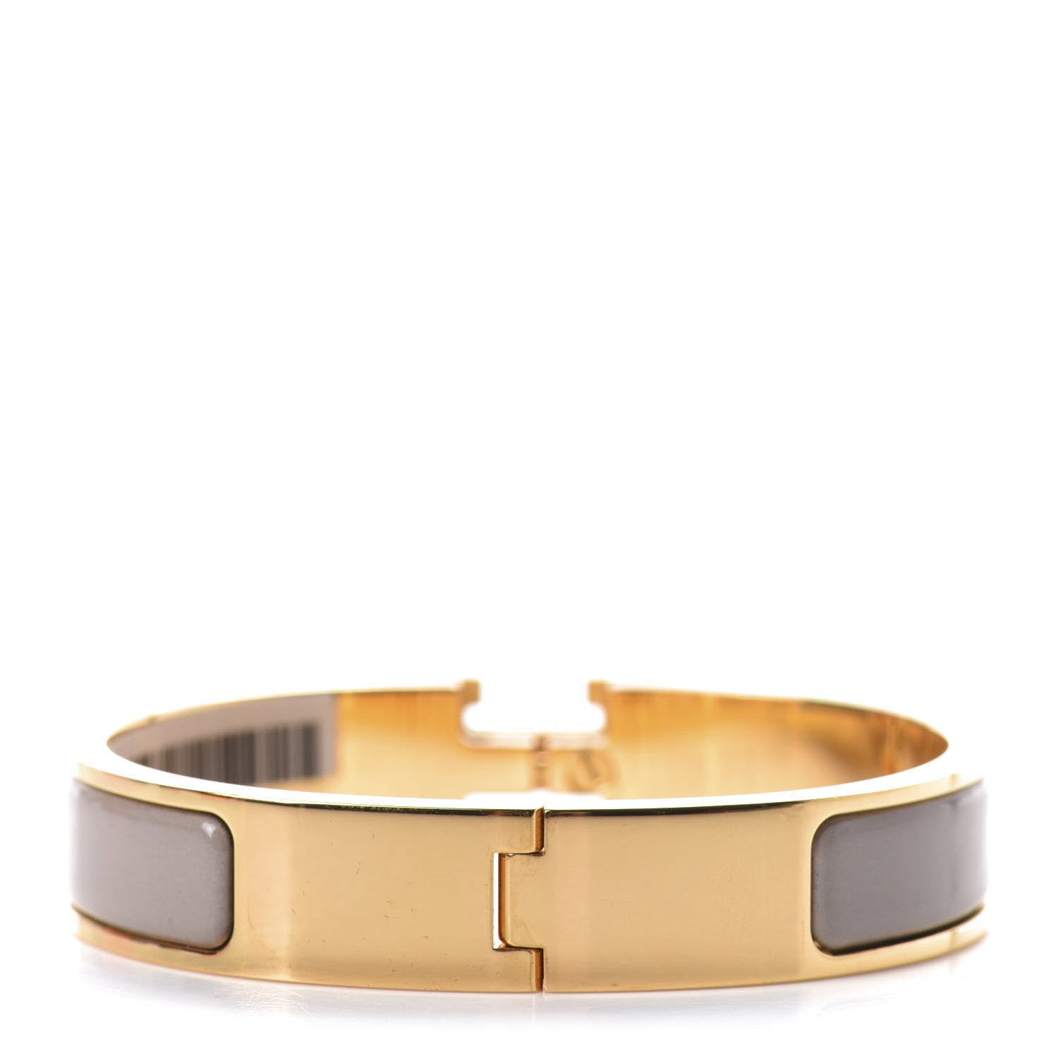 Hermes Enamel Narrow Clic Clac H Bracelet PM Marron Glace 3 of 5