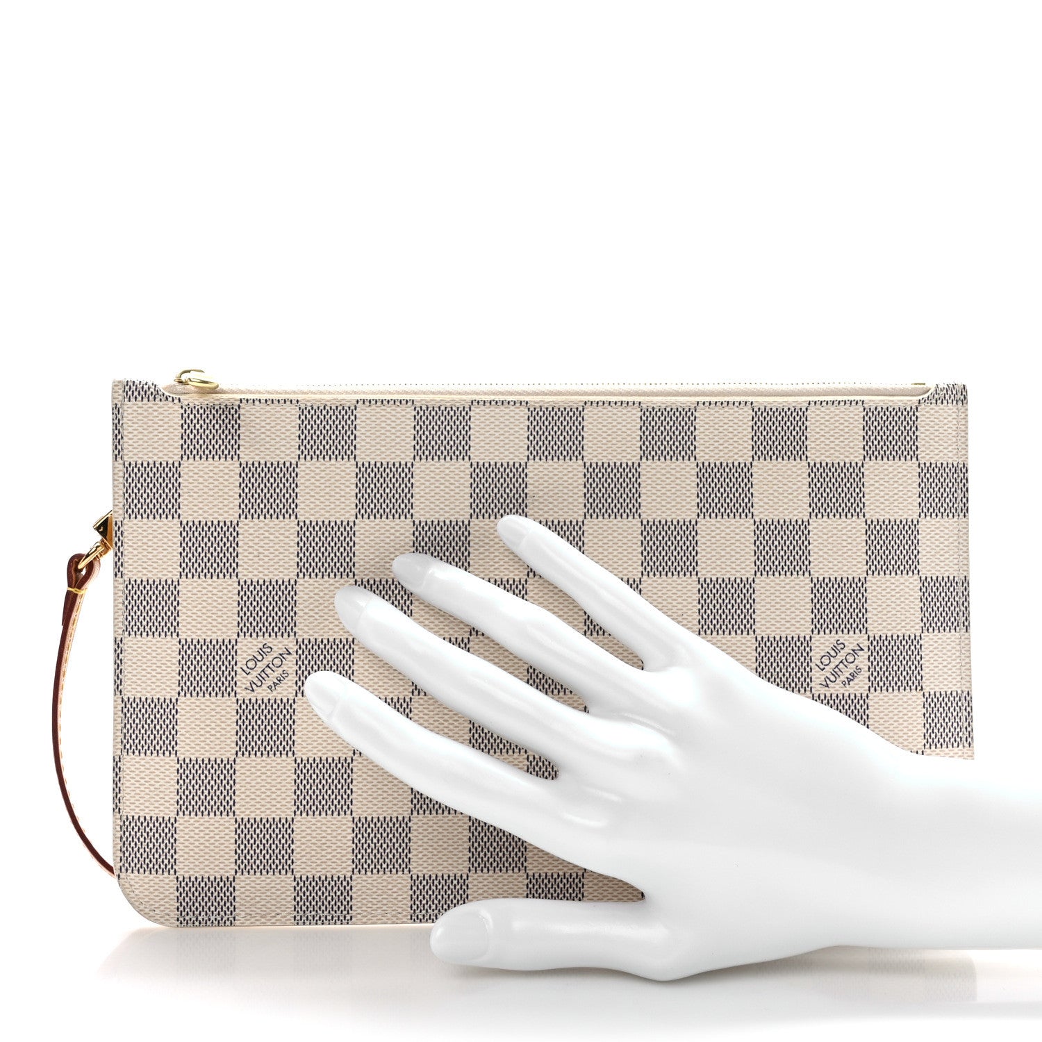 Louis Vuitton Damier Azur Neverfull MM GM Pochette 2 of 10