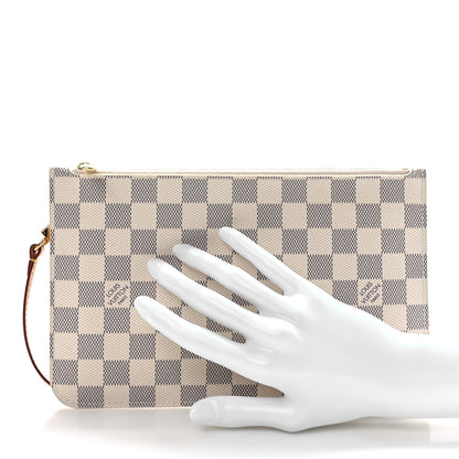 Louis Vuitton Damier Azur Neverfull MM GM Pochette 2 of 10