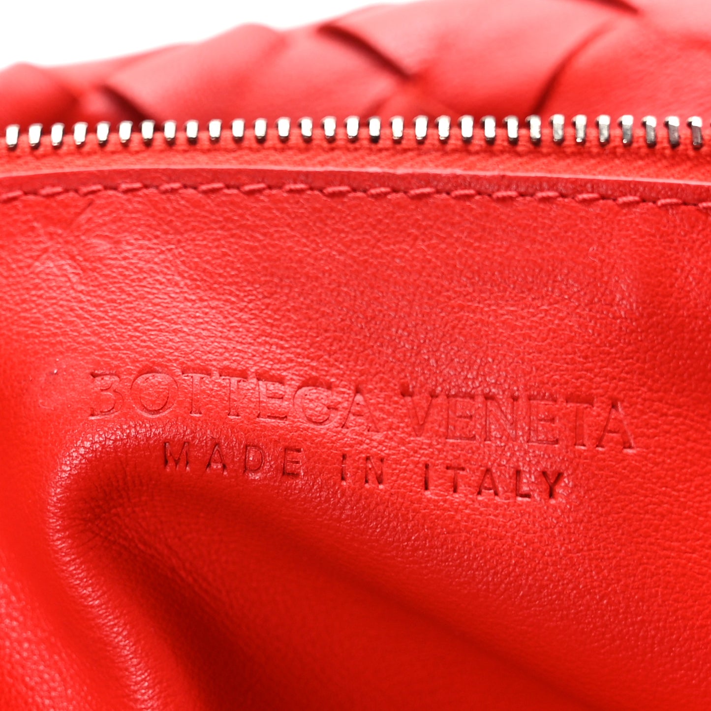 Nappa Intrecciato Small Jodie Red