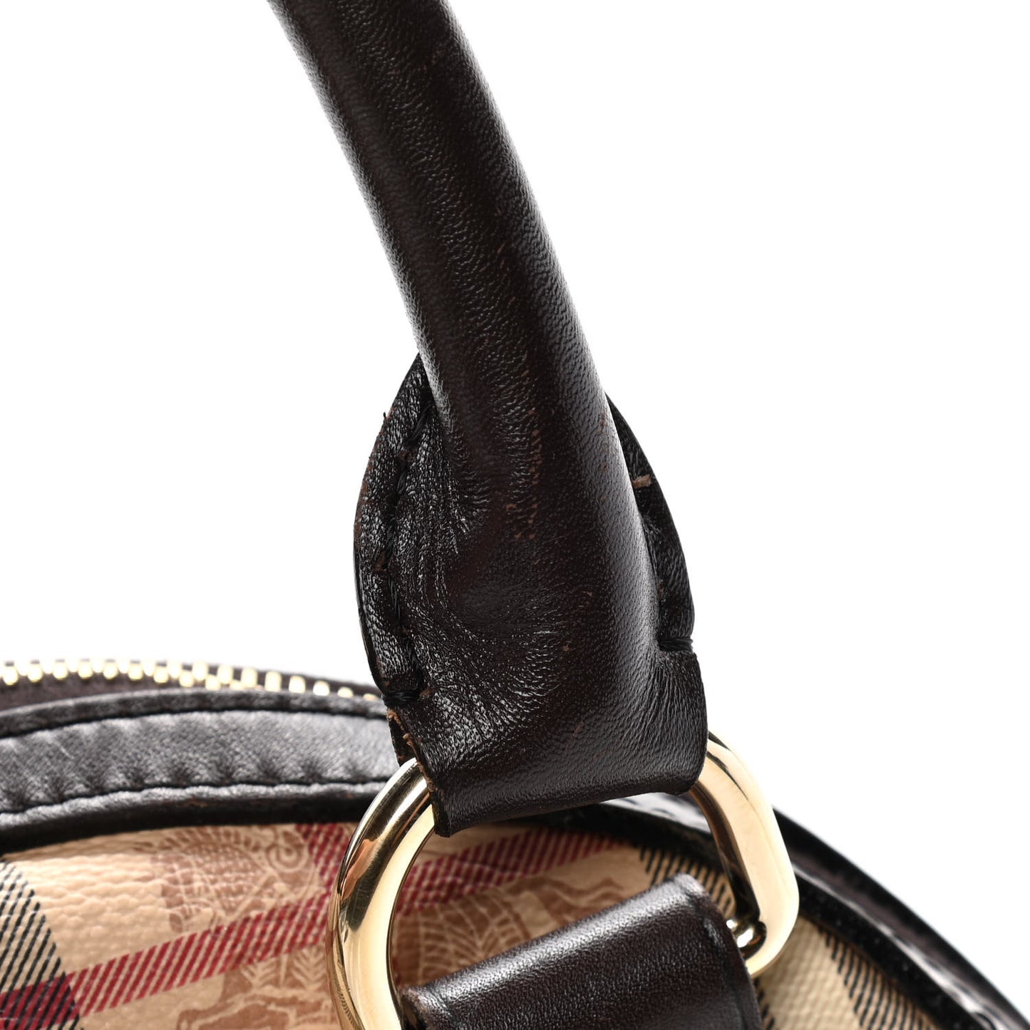 Haymarket Check Thornley Satchel Chocolate