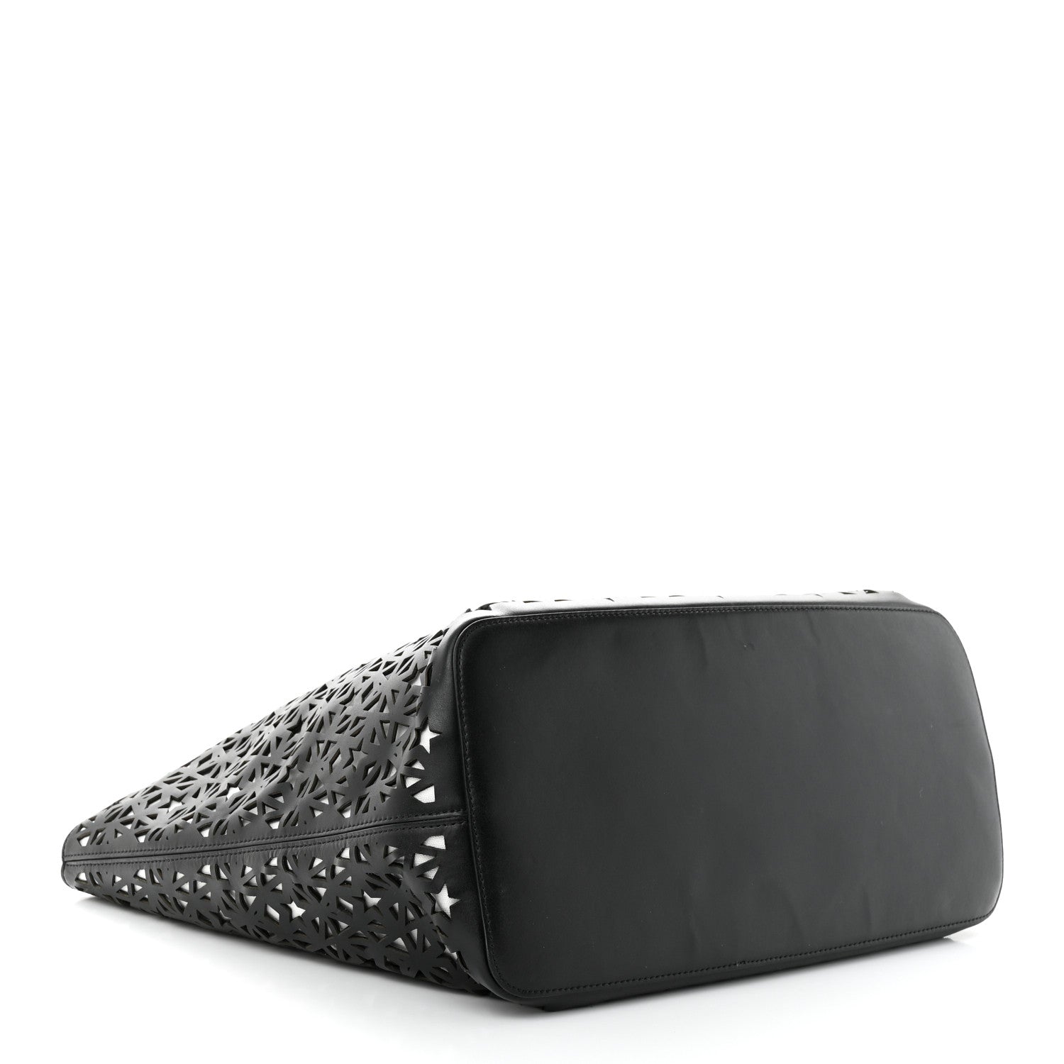 Givenchy Calfskin Lazer Cut Large Antigona Tote Black White 4 of 12