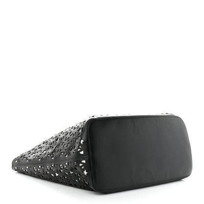 Givenchy Calfskin Lazer Cut Large Antigona Tote Black White 4 of 12